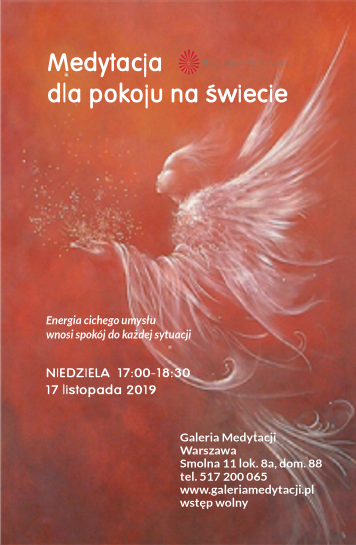 Medytacja dla pokoju na świecie w Warszawie @ Galeria Medytacji w Warszawie
