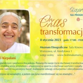 8 stycznia 2023 r. – program publiczny z BK Jayanti Kirpalani w Warszawie