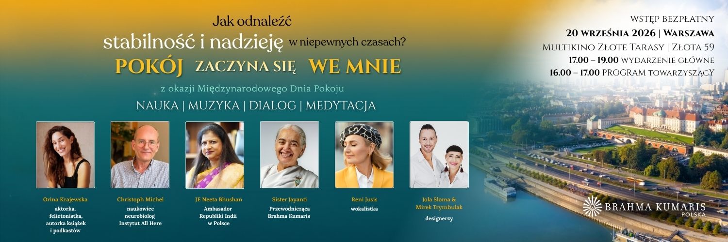 baner wydarzenie Pokoj zaczyna sie we mnie